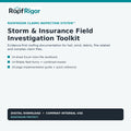 RoofRigor Claims Inspection System storm and insurance field investigation toolkit